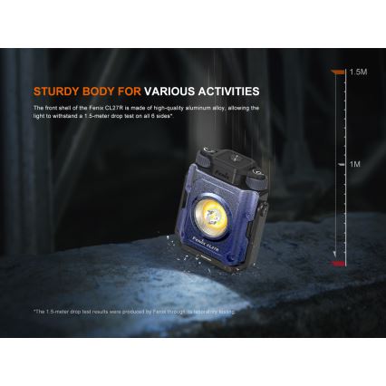 Fenix CL27RGRE - LED Stmívatelné nabíjecí svítidlo LED/USB IP66 1600 lm 285 h 5000 mAh