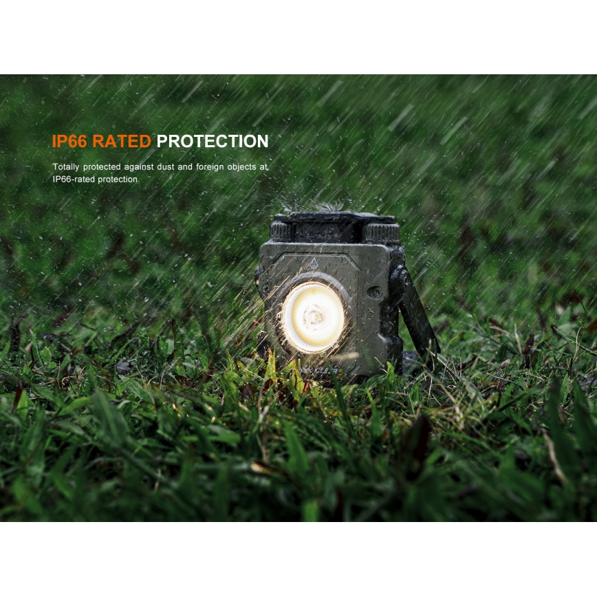 Fenix CL27RGRE - LED Stmívatelné nabíjecí svítidlo LED/USB IP66 1600 lm 285 h 5000 mAh