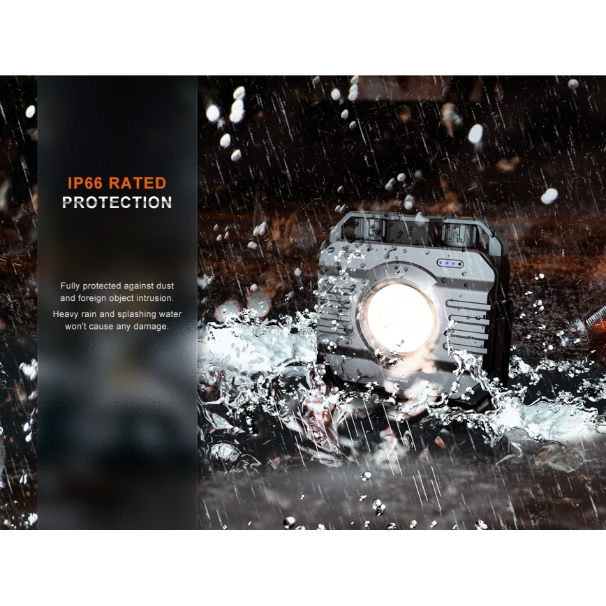 Fenix CL28R - LED Stmívatelný nabíjecí reflektor s powerbankou LED/USB IP66 2000 lm 360 h 10000 mAh