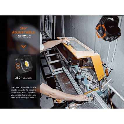 Fenix CL28R - LED Stmívatelný nabíjecí reflektor s powerbankou LED/USB IP66 2000 lm 360 h 10000 mAh