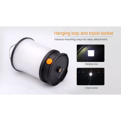 Fenix CL30R - LED Přenosná nabíjecí lampa LED/USB/6xCR123A IPX7 650 lm 300 h 2600 mAh