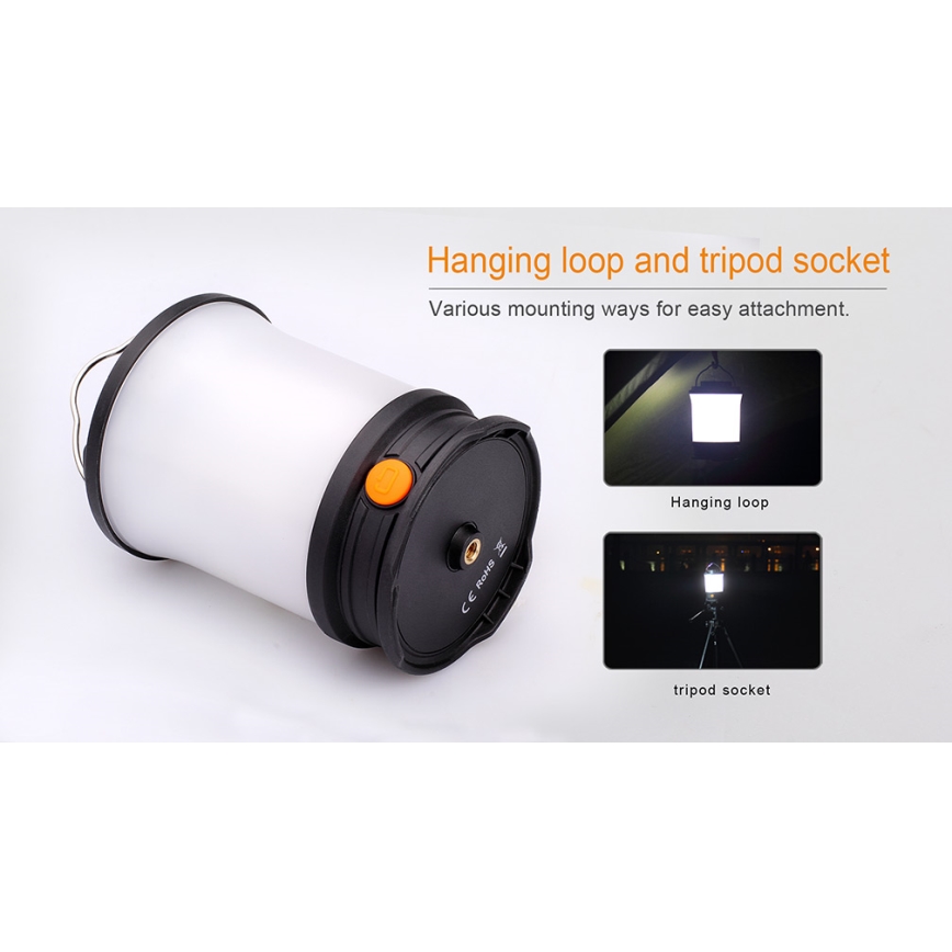 Fenix CL30R - LED Přenosná nabíjecí lampa LED/USB/6xCR123A IPX7 650 lm 300 h 2600 mAh