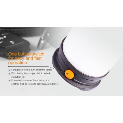 Fenix CL30R - LED Přenosná nabíjecí lampa LED/USB/6xCR123A IPX7 650 lm 300 h 2600 mAh