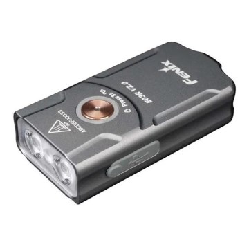 Fenix E03RV20GREY - LED Nabíjecí svítilna LED/USB IP66 500 lm 30 h 400 mAh