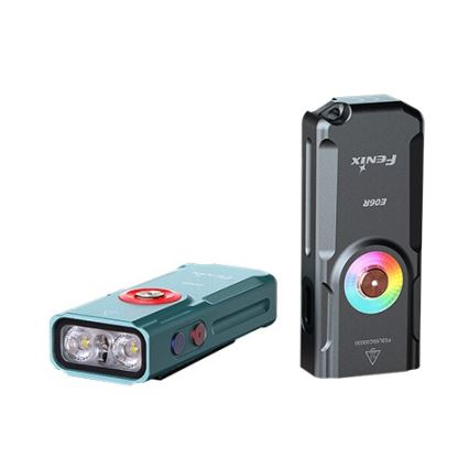 Fenix E06RTKS - LED Stmívatelná nabíjecí svítilna UV LED/USB IP66 700 lm 60 h tyrkysová