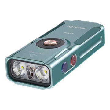 Fenix E06RTKS - LED Stmívatelná nabíjecí svítilna UV LED/USB IP66 700 lm 60 h tyrkysová