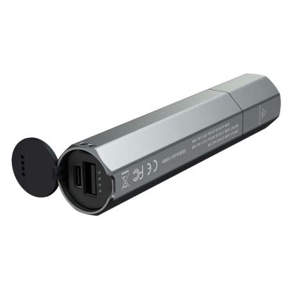 Fenix ECPBLCK - LED Nabíjecí svítilna s powerbankou USB IP68 1600 lm 504 h 5000 mAh černá