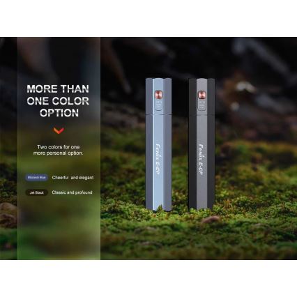 Fenix ECPBLCK - LED Nabíjecí svítilna s powerbankou USB IP68 1600 lm 504 h 5000 mAh černá