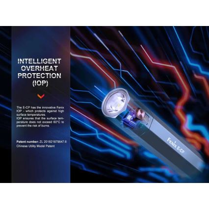 Fenix ECPBLCK - LED Nabíjecí svítilna s powerbankou USB IP68 1600 lm 504 h 5000 mAh černá
