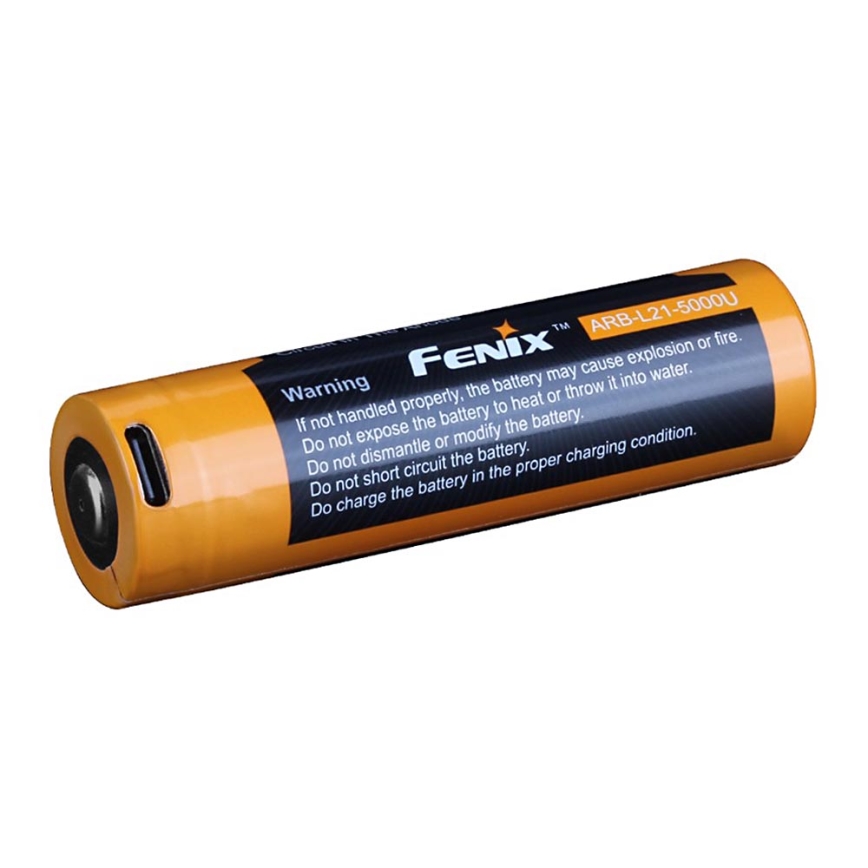 Fenix FE21700USB - 1ks Nabíjecí baterie USB/3,6V 5000 mAh