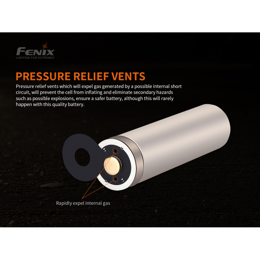Fenix FE21700V20 - 1ks Nabíjecí baterie 21700/3,6V 5000 mAh