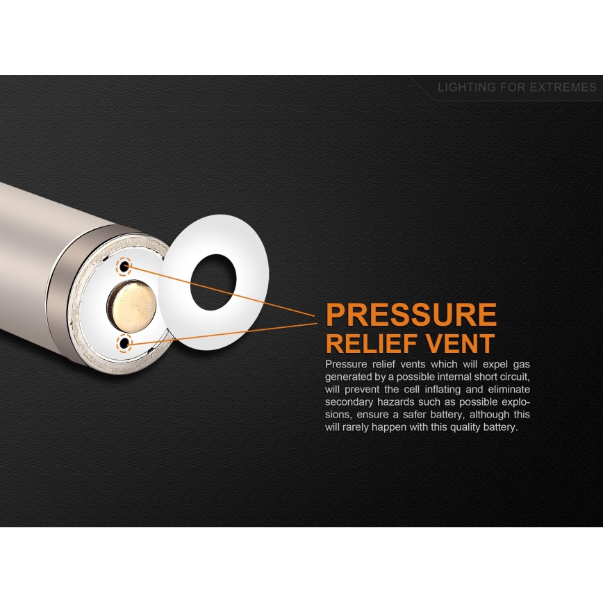 Fenix FERCR123ALIIONUP - 1ks Nabíjecí baterie USB/3,6V 700 mAh