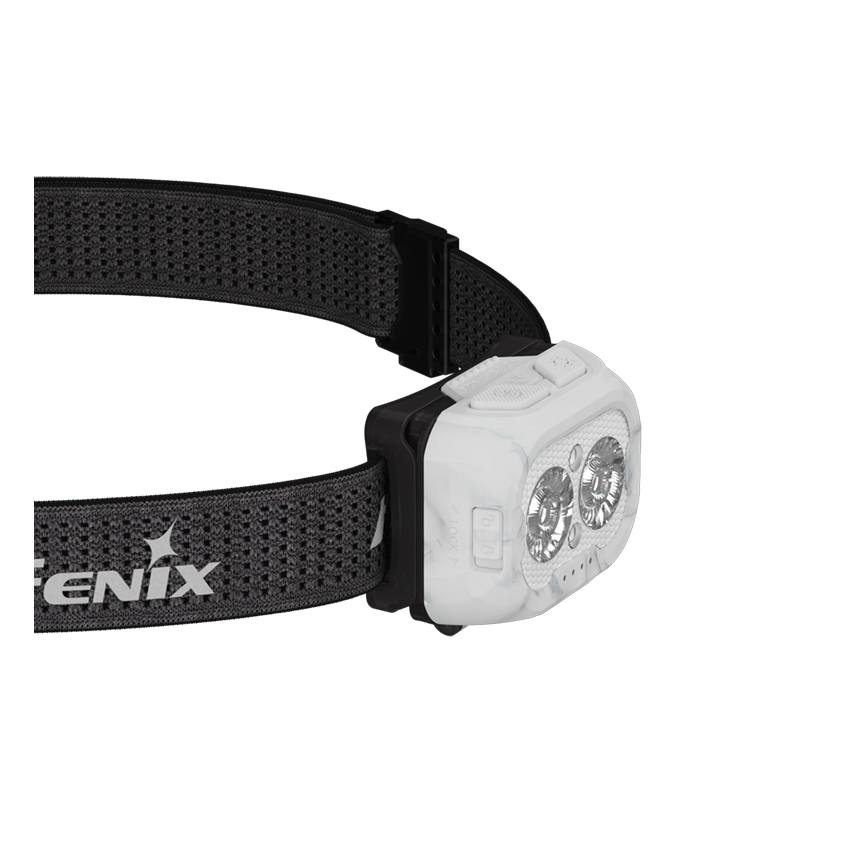 Fenix HL18RTV20WHT - LED Stmívatelná nabíjecí čelovka LED/USB IP66 800 lm 160 h bílá/černá