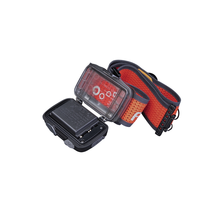 Fenix HL32RTBLCK - LED Nabíjecí čelovka LED/USB/3xAAA IP66 800 lm 300 h 1900 mAh černá/oranžová