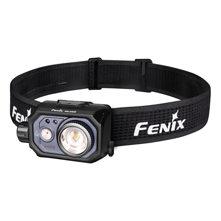 Fenix HL45R - LED Stmívatelná nabíjecí zaostřovací čelovka LED/USB IP66 1000 lm 240 h černá