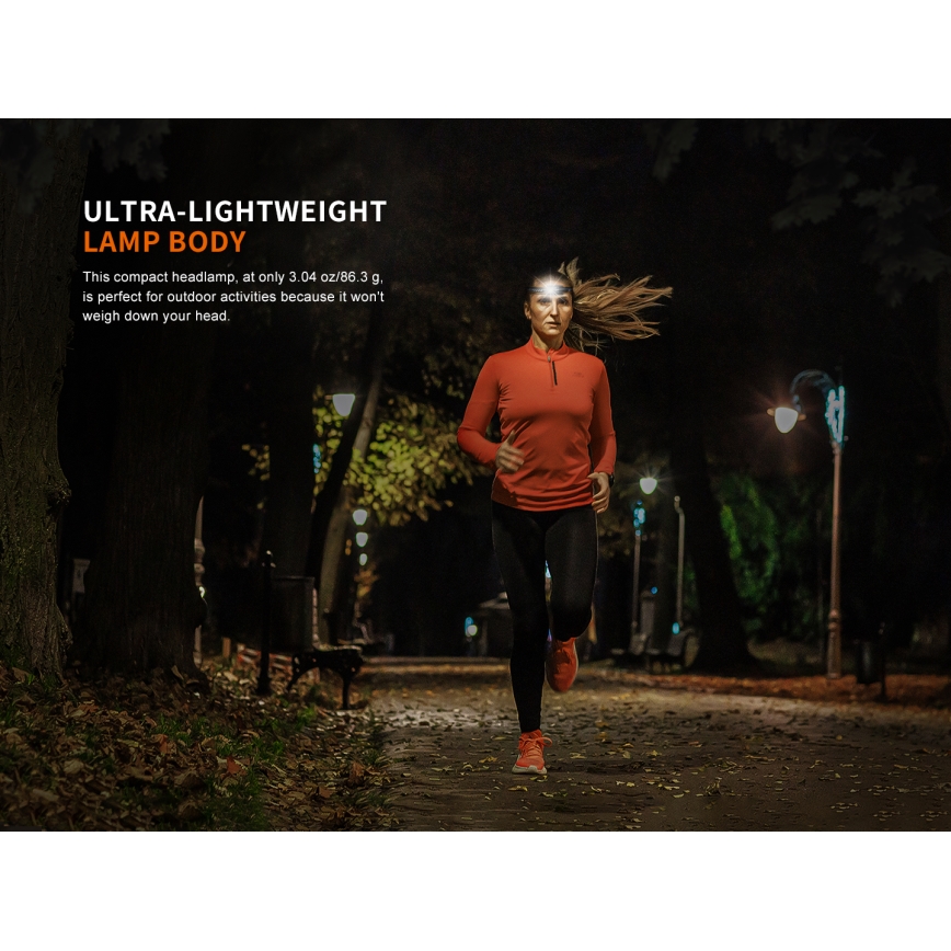 Fenix HM23V20 - LED Stmívatelná čelovka LED/1xAA IP68 300 lm 100 h