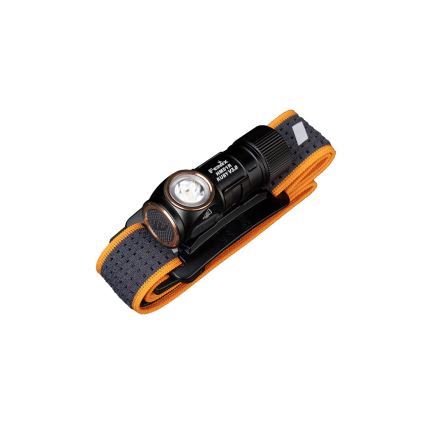 Fenix HM51RV30 - LED Stmívatelná nabíjecí čelovka LED/USB/1xCR123A 950 mAh IP68 860 lm 125 h oranžová