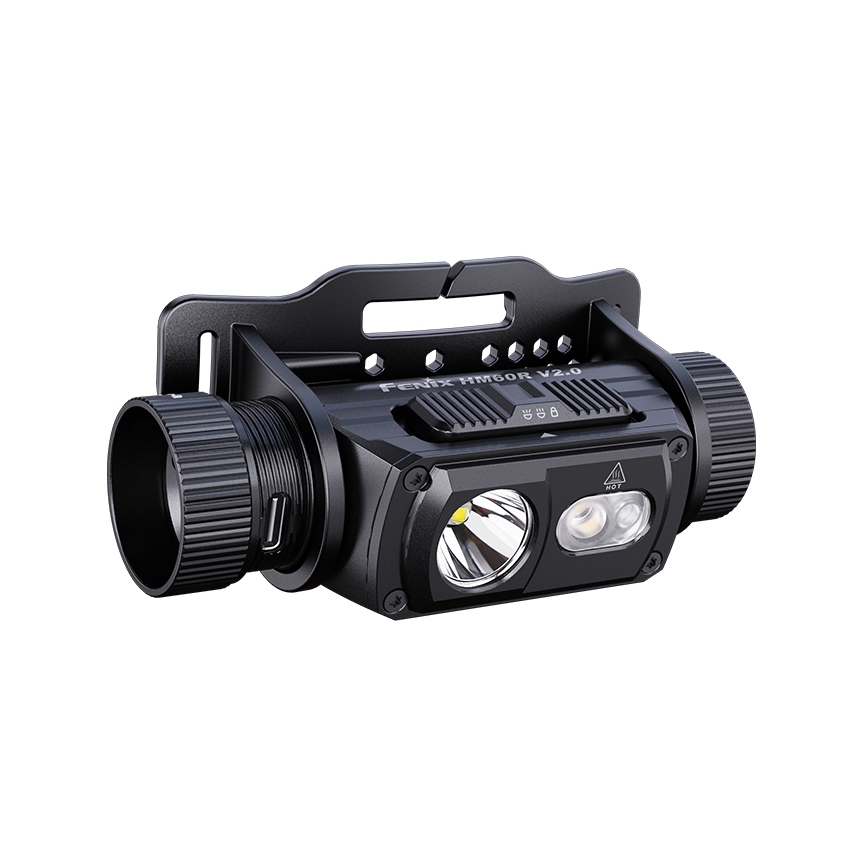 Fenix HM60RV20 - LED Stmívatelná nabíjecí čelovka LED/USB 4000 mAh IP68 1600 lm 292 h oranžová