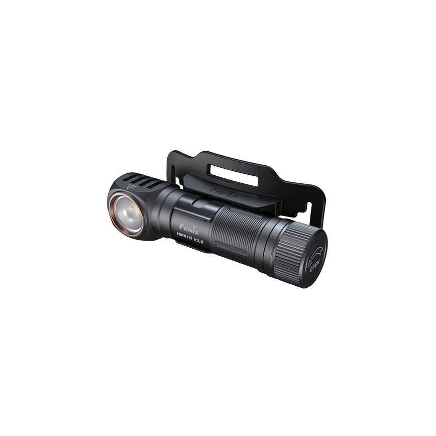 Fenix HM61RV20 - LED Nabíjecí čelovka LED/USB/2xCR123A IP68 1600 lm 300 h 3400 mAh