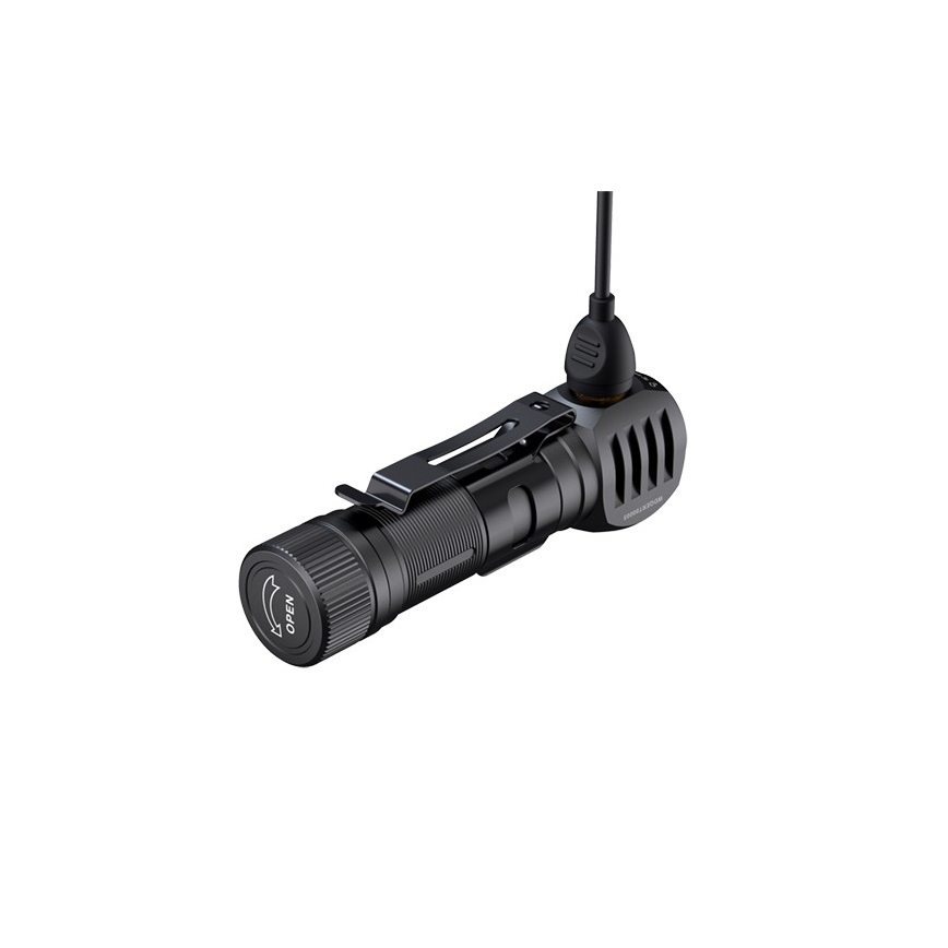 Fenix HM61RV20 - LED Nabíjecí čelovka LED/USB/2xCR123A IP68 1600 lm 300 h 3400 mAh