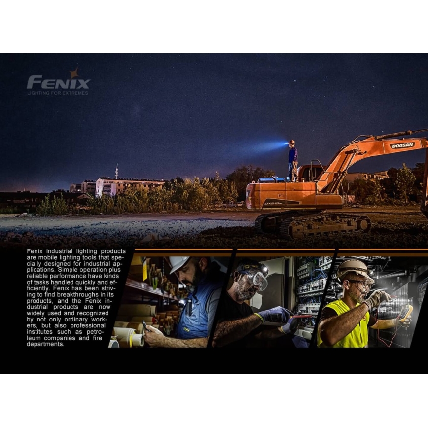 Fenix HP25RV20 - LED Stmívatelná nabíjecí čelovka 3xLED/1x21700 IP66 1600 lm 800 h