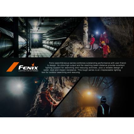 Fenix HP35R - LED Stmívatelná nabíjecí čelovka LED/USB 5000 mAh IP66 4000 lm 500 h černá