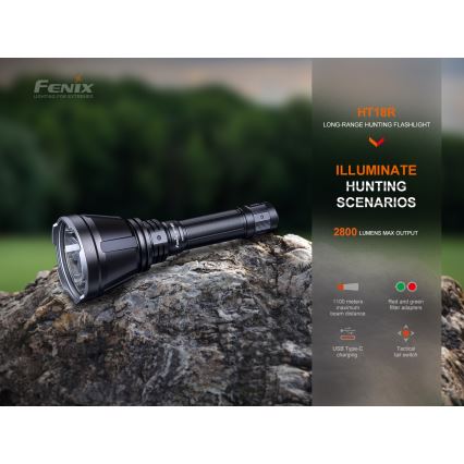 Fenix HT18R - LED Stmívatelná nabíjecí svítilna LED/1x21700 IP68 2800 lm 42 h