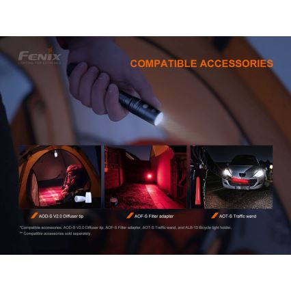 Fenix LD22V20 - LED Nabíjecí svítilna LED/USB IP66 800 lm 220 h