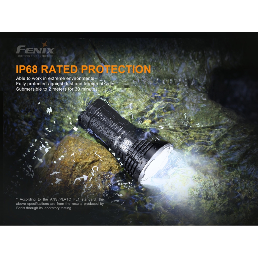 Fenix LR50R - LED Nabíjecí svítilna 4xLED/USB IP68 12000 lm 58 h