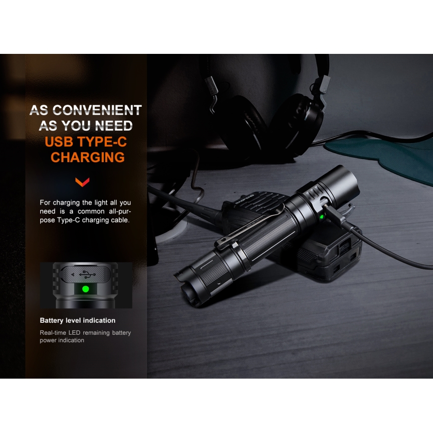 Fenix PD35R - LED Nabíjecí svítilna LED/USB IP68 1700 lm 100 h