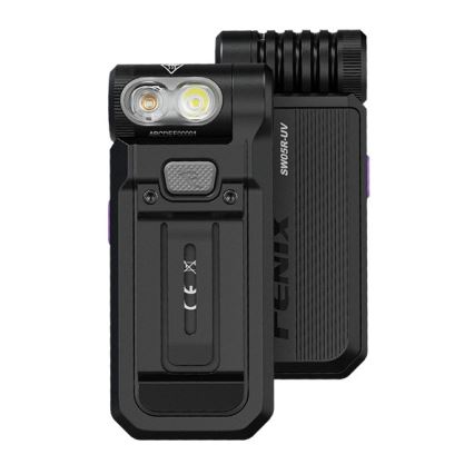 Fenix SW05RUVBLC - LED Stmívatelná nabíjecí svítilna LED/USB IPX6 150 lm 49 h černá