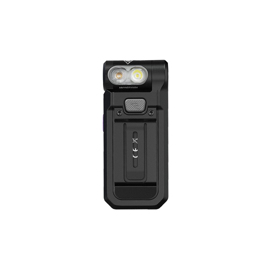 Fenix SW05RUVBLC - LED Stmívatelná nabíjecí svítilna LED/USB IPX6 150 lm 49 h černá