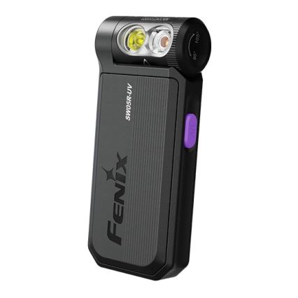 Fenix SW05RUVBLC - LED Stmívatelná nabíjecí svítilna LED/USB IPX6 150 lm 49 h černá