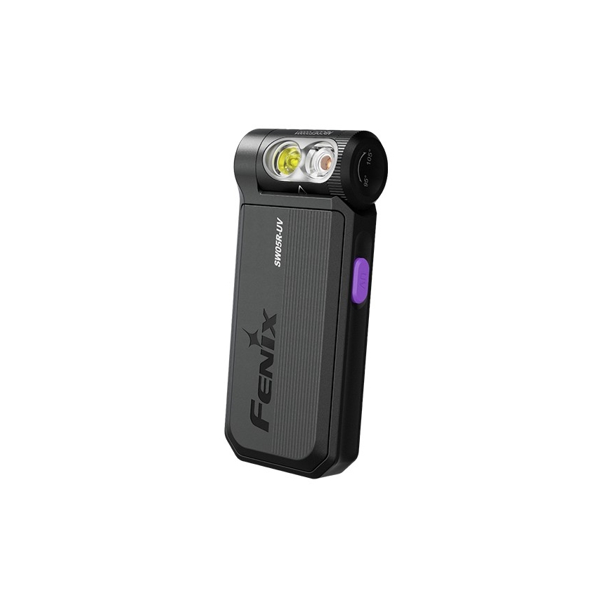 Fenix SW05RUVBLC - LED Stmívatelná nabíjecí svítilna LED/USB IPX6 150 lm 49 h černá