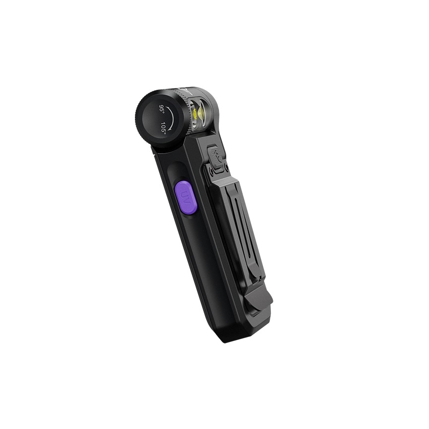 Fenix SW05RUVBLC - LED Stmívatelná nabíjecí svítilna LED/USB IPX6 150 lm 49 h černá