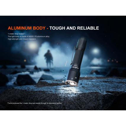 Fenix TK17BLK - LED Stmívatelná nabíjecí svítilna LED/USB 6000 mAh IP68 3600 lm 60 h černá