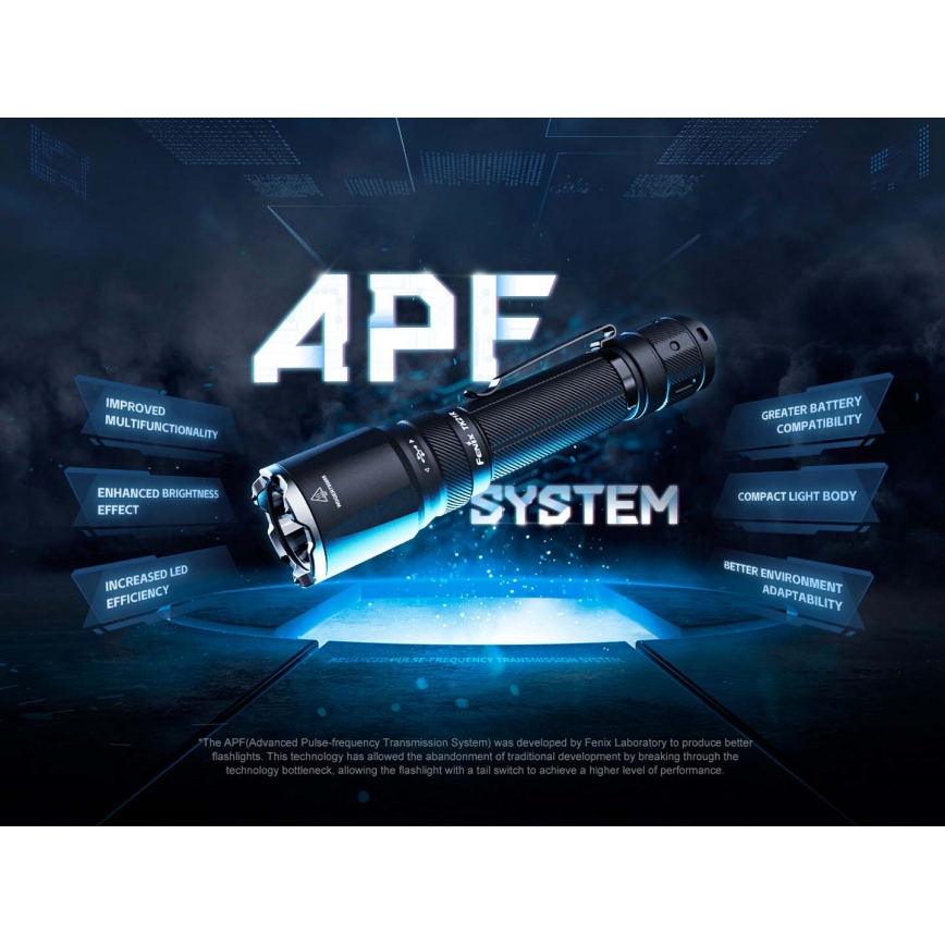 Fenix TK21RBLK - LED Stmívatelná nabíjecí svítilna LED/USB 6000 mAh IP68 3600 lm 72,5 h černá