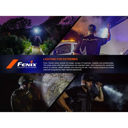Fenix TK21RBLK - LED Stmívatelná nabíjecí svítilna LED/USB 6000 mAh IP68 3600 lm 72,5 h černá