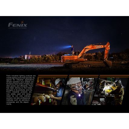 Fenix WT16R - LED Nabíjecí svítilna 2xLED/USB IP66 300 lm 30 h