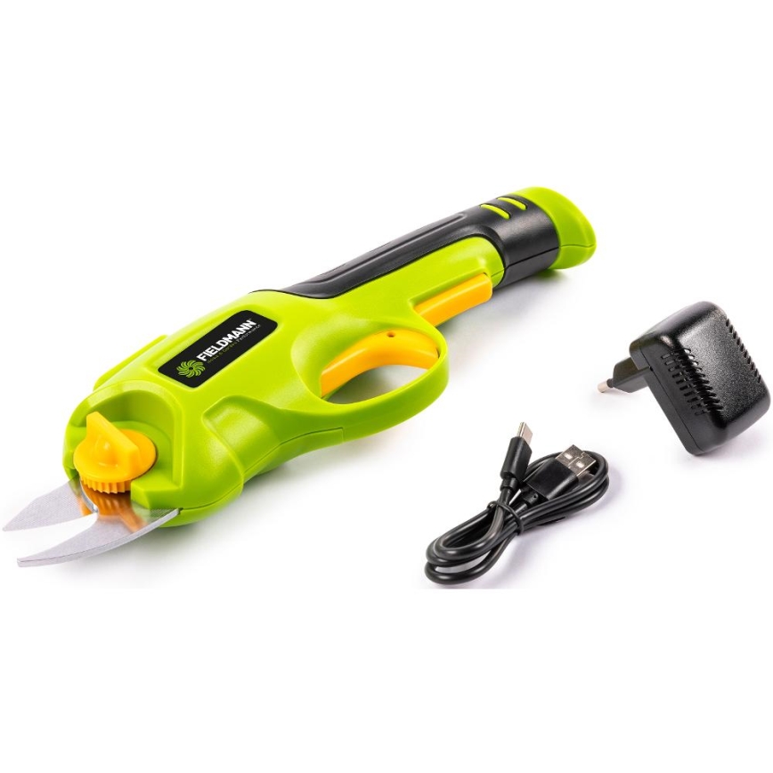 Fieldmann - Akumulátorové zahradní nůžky na větve 1500 mAh