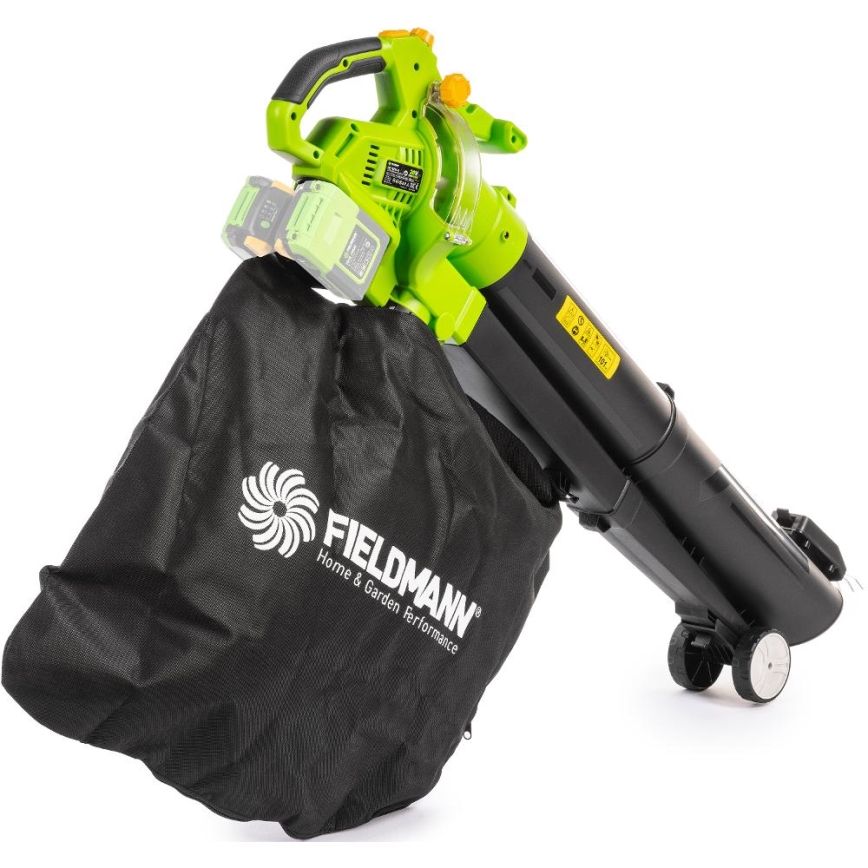 Fieldmann - Akumulátorový zahradní vysavač a fukar 20V