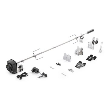 Fieldmann - Grilovací jehla s motorem 230V nerez