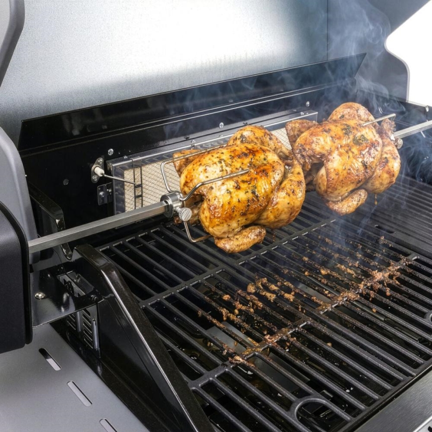 Fieldmann - Grilovací jehla s motorem 230V nerez