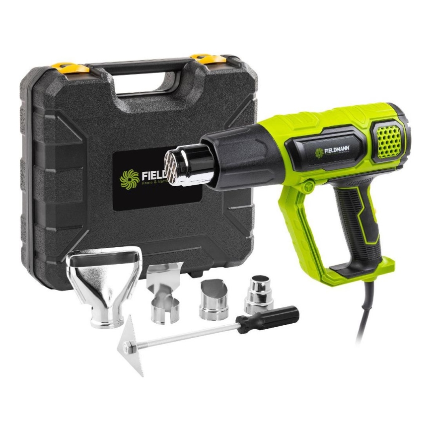 Fieldmann - Horkovzdušná pistole s příslušenstvím 2000W/230V