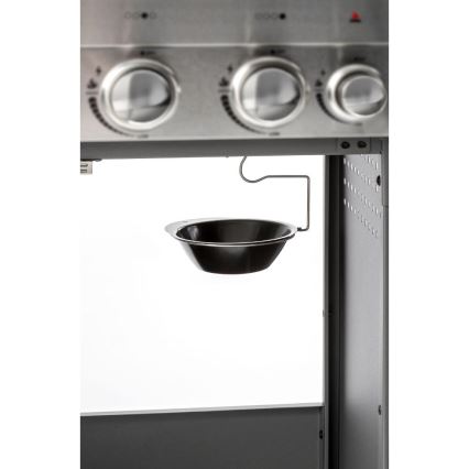 Fieldmann - Plynový gril 5x hořák matný chrom