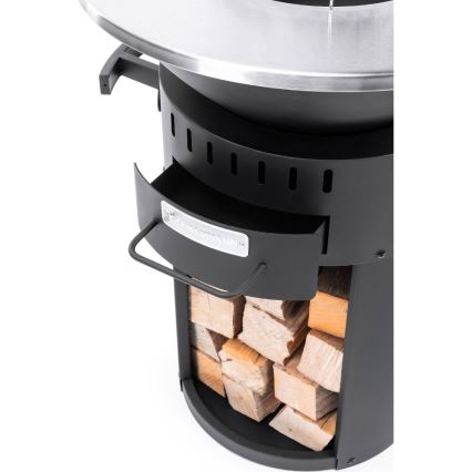 Fieldmann - Přenosný gril 3v1 nerez/černá