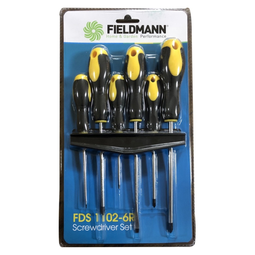 Fieldmann - Sada šroubováků s držákem 6 ks