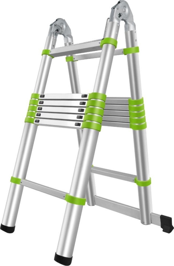 Fieldmann - Teleskopický štaflový žebřík 4,4 m