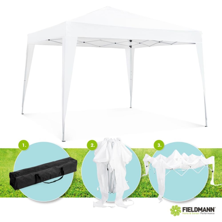 Fieldmann - Zahradní altán 3x3 m bílá