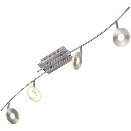 Fischer & Honsel 20527 - LED Stmívatelné bodové svítidlo DENT 4xLED/6W/230V + dálkové ovládání